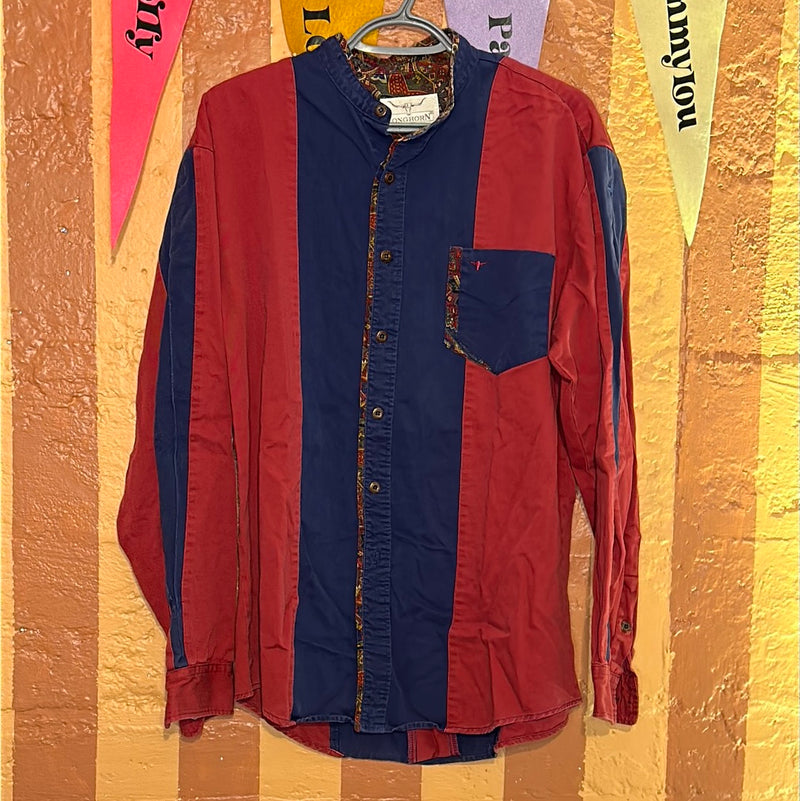 (RR2040) Longhorn Button Western Shirt