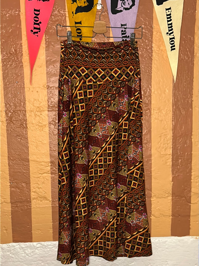 (RR1964) Southwestern Maxi Skirt