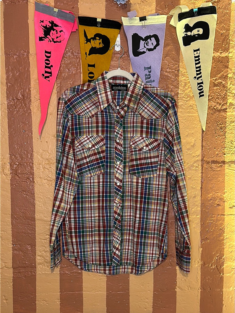 (RR2113) Revolution Pearl Snap Western Shirt