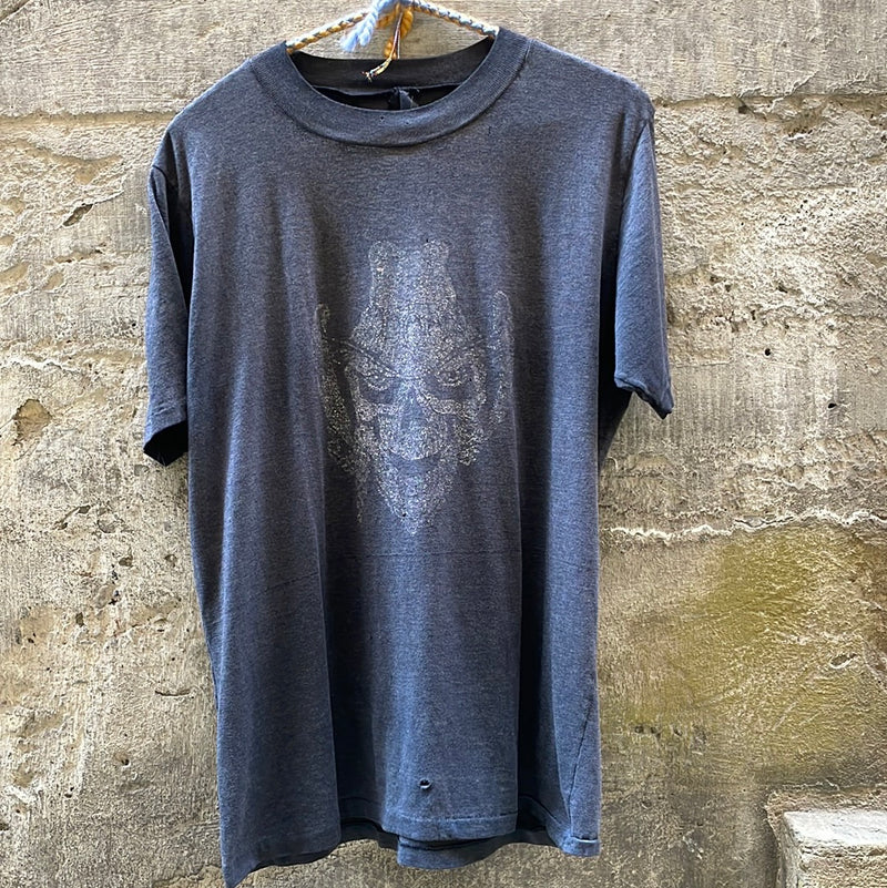 (RR1841) Outlaw Skully Biker T-Shirt (Edmonton)