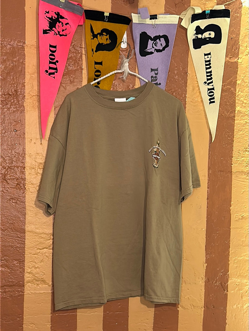 (RR2190) Harley Davidson Hawaii Surf Board T-Shirt