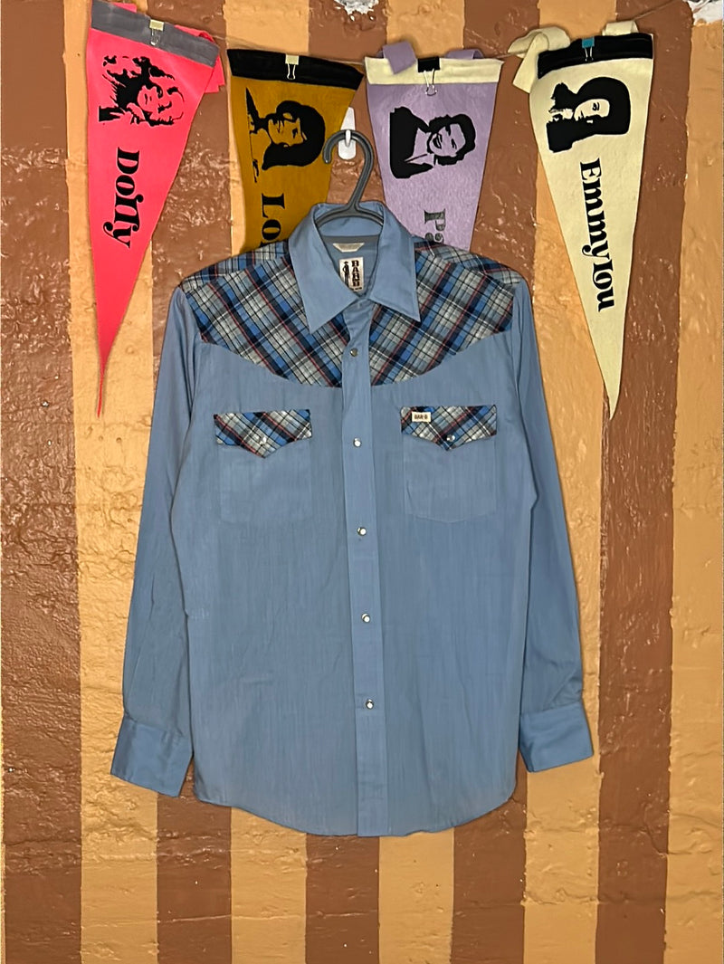 (RR1994) Bar-B Western Button Down