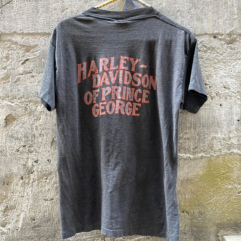 (RR1811) 1989 Harley ‘Rattlesnake’ T-Shirt 3D Emblem*