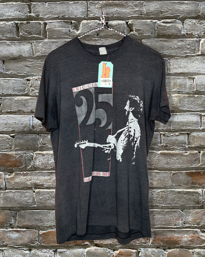 (RR1447) Eric Clapton '25th Anniversary Tour' T-Shirt*