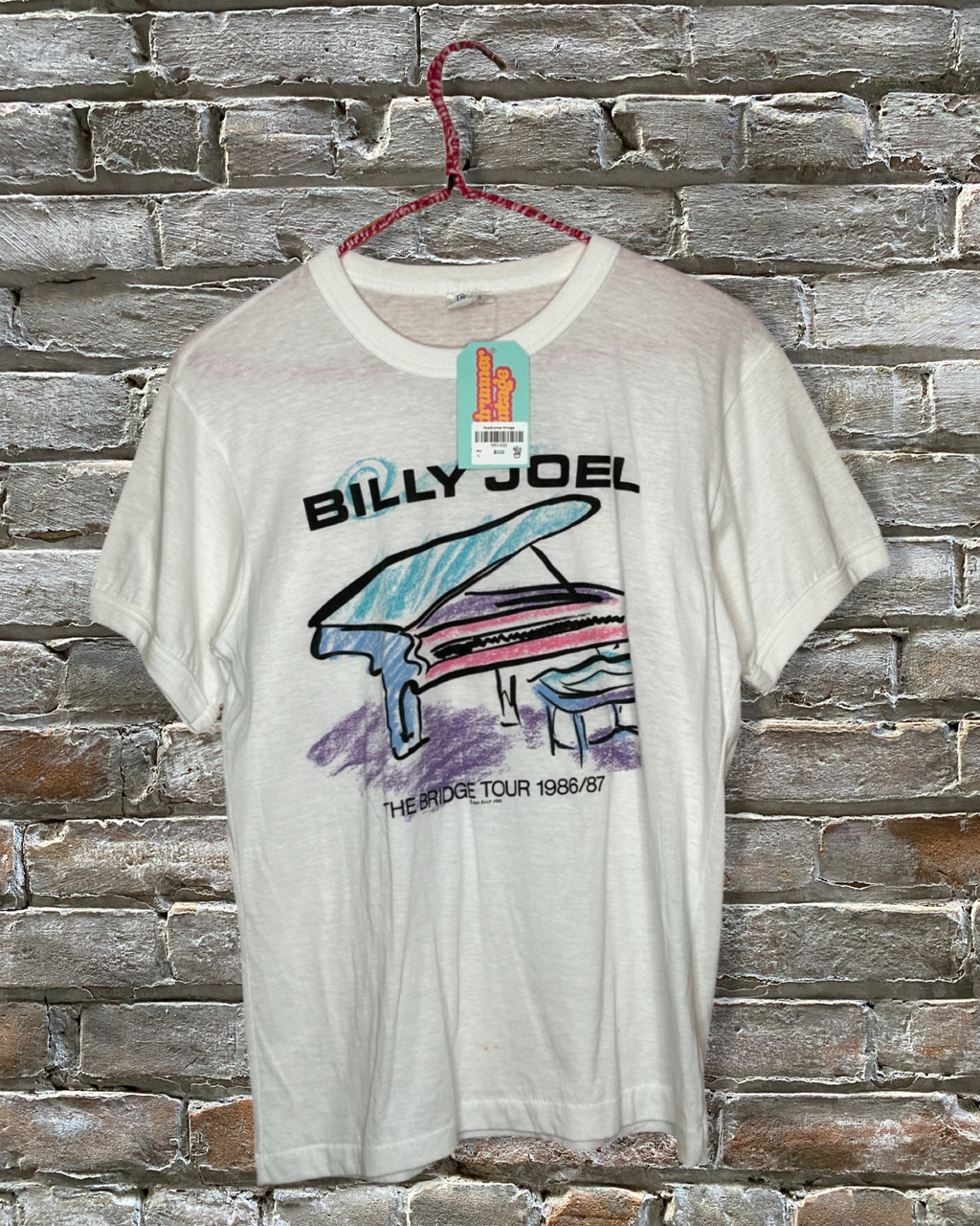 Billy Joel Tour 2006 Tシャツ Lサイズ 希少レア 00s ビリージョエル ツアーTシャツ 2006 フェード