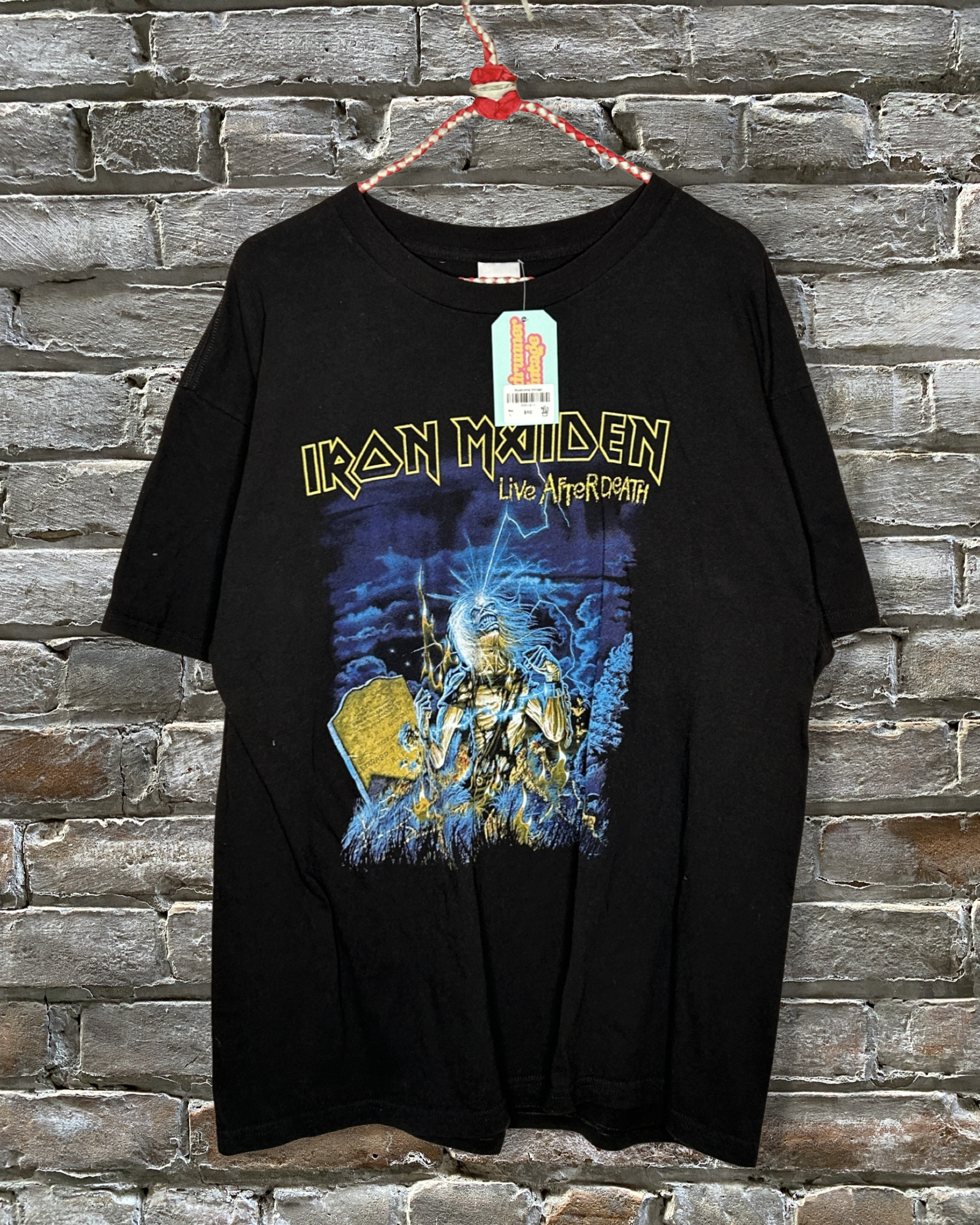 Iron maiden live after death shirt hotsell