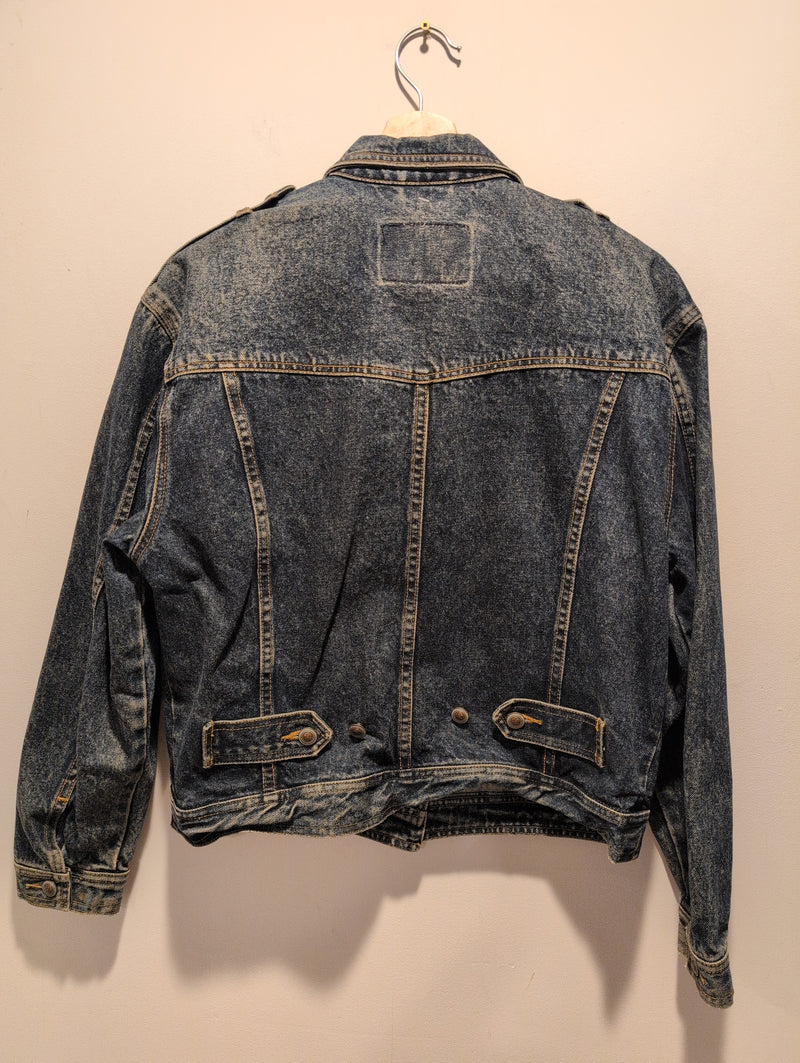 (0425RR3705) Vintage Helium Adjustable Denim Jacket