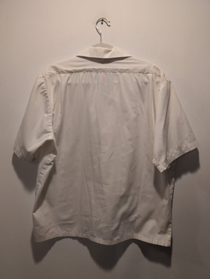 (0525RR3737) Vintage Lightweight Short Sleeve Collared Shirt