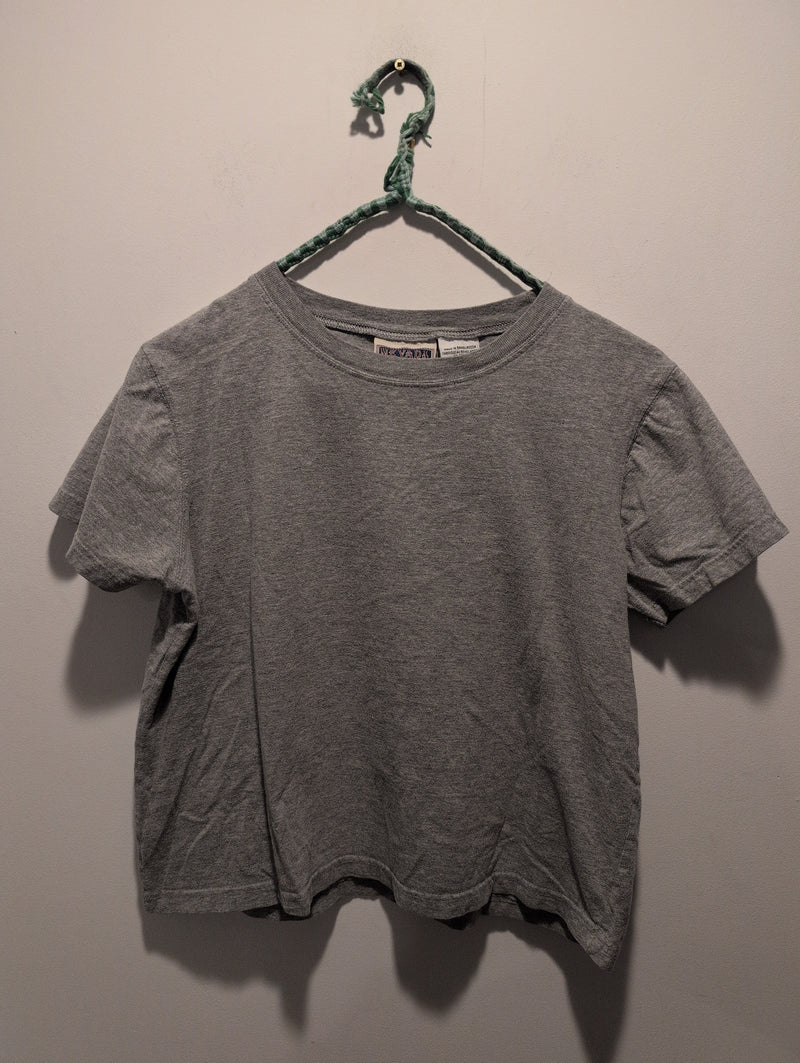 (AP043) Vintage Nevada Jeans Wear Heather Grey Cotton Tee Shirt