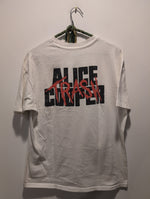 (AP042) Vintage Alice Cooper Trash Skeleton Band Merch Graphic T-Shirt*