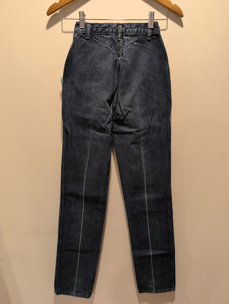 (0225RR3615) Vintage Roper Dark Wash Denim High Waist Jeans