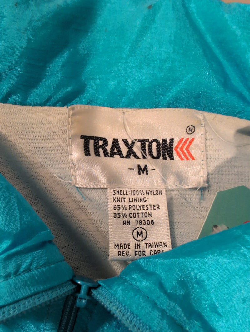(0425RR3709) Traxton Turquoise Blue Nylon Tracksuit Two Piece