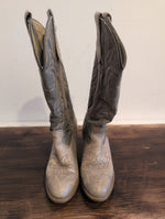 (0425RR3711) Capezio Grey Heeled Cowboy Boots