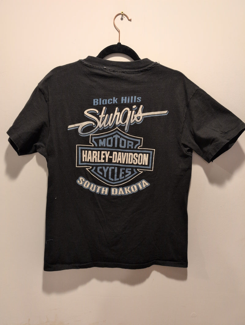 (0225RR3608) Harley Davidson South Dakota Eagle Graphic T-Shirt*