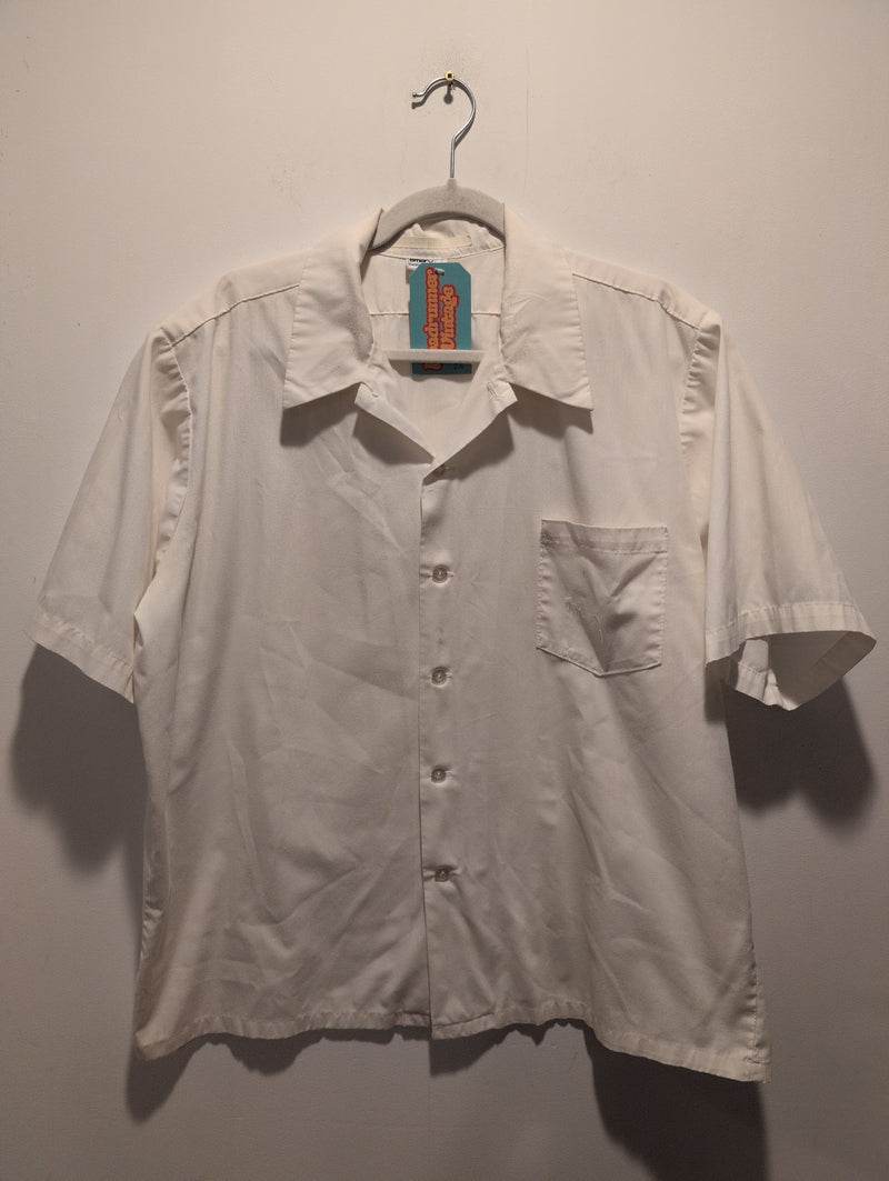 (0525RR3737) Vintage Lightweight Short Sleeve Collared Shirt