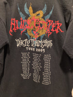 (0225RR3602) Alice Cooper Dirty Diamonds 2005 Tour Merch T-Shirt