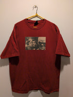 (0125RR3562) Red HUF Worldwide Faces Graphic T-Shirt