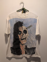 (AP042) Vintage Alice Cooper Trash Skeleton Band Merch Graphic T-Shirt*