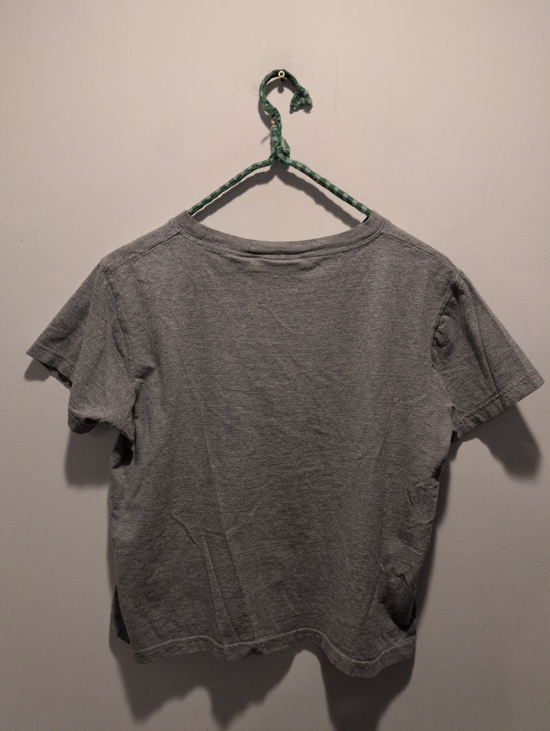 (AP043) Vintage Nevada Jeans Wear Heather Grey Cotton Tee Shirt