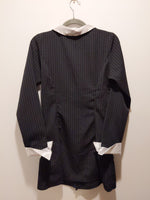 (RR3493) Pinstripe Collared Dress