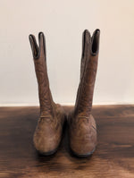 (0425RR3712) Vintage Brown Cowboy Boots