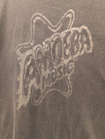 (AP038) Amoeba Music Black Graphic T-Shirt
