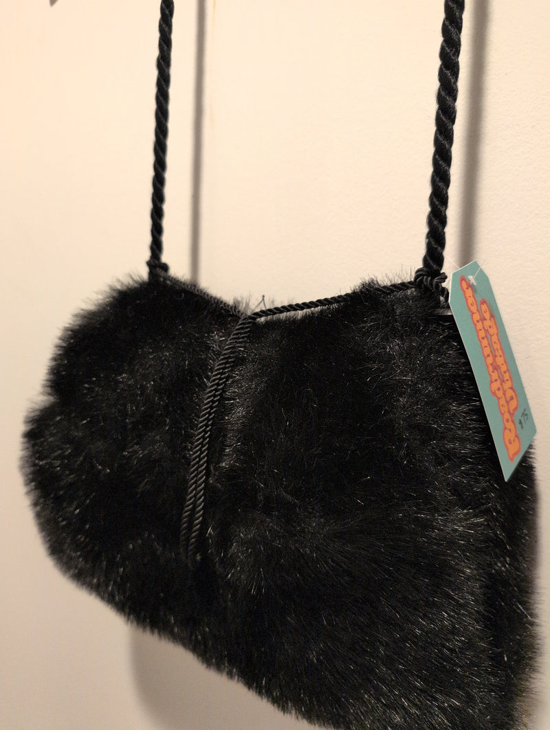 (1224RR3522) Fur Muff Hanging Handwarmer