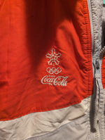 (0125RR3546) Vintage 1980s Sun Ice Puffer Ski Jacket Coca Cola/Calgary Olympics Embroidered