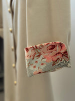 (WC052) Vintage 1970s Floral Trench Dress