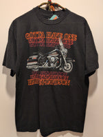 (0125RR3568) Vintage Harley Davidson Yorkton Saskatchewan Canada Graphic T-Shirt*