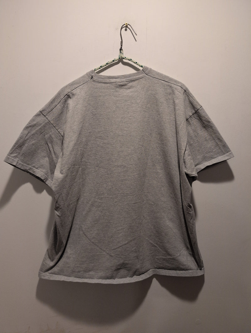 (0125RR3561) Vintage Rash Heather Grey Graphic T-Shirt