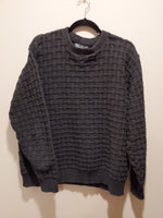 (1224RR3503) Oscar De La Renta Cotton Blend 3D Knit Sweater