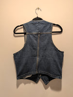 (0425RR3706) Vintage GWG Denim Snap Vest