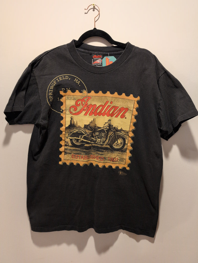 (0225RR3605) Vintage Indian Motorcycle Graphic T-Shirt*