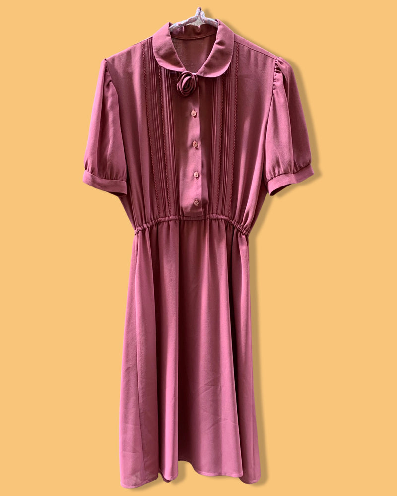 (RR251) Mauve Sheer Dress