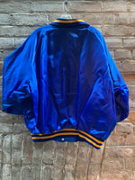 (RR471) Satin Jacket Blue and Yellow
