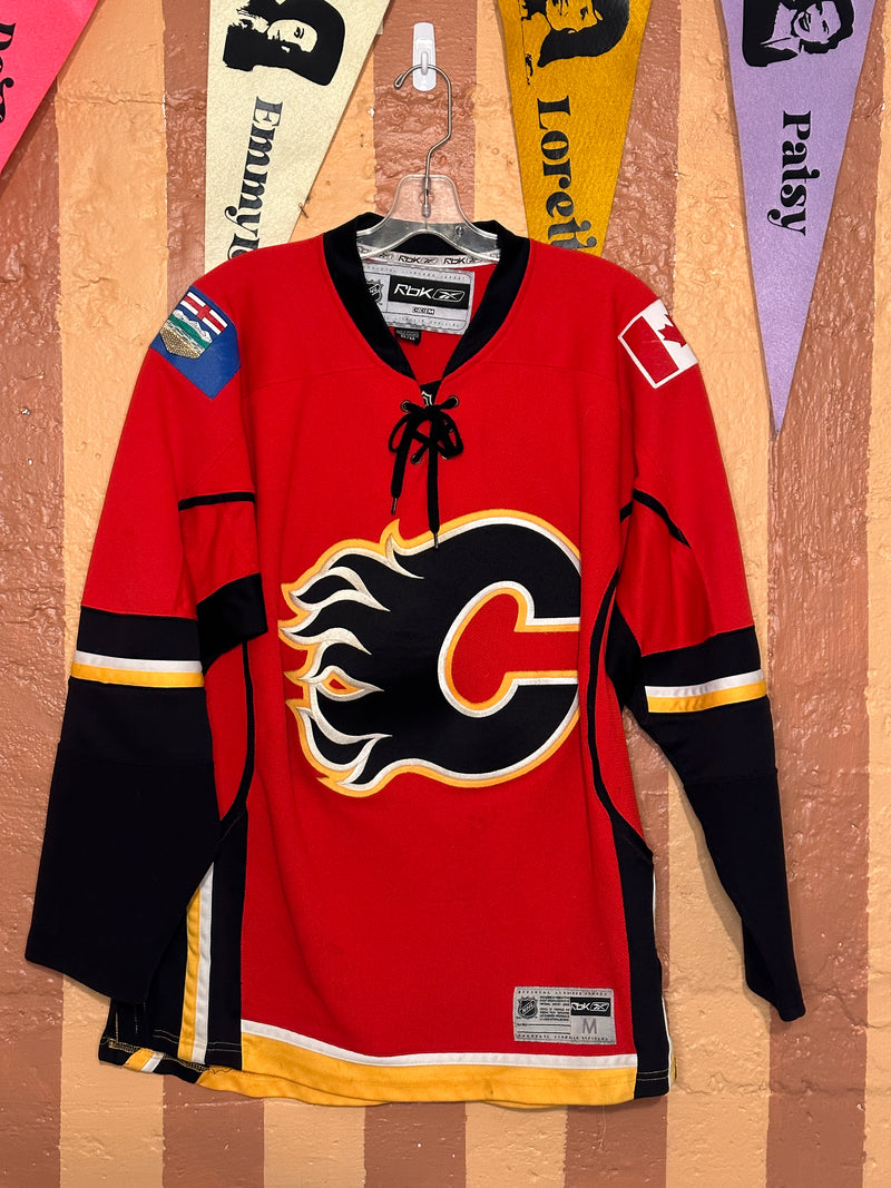 (RR1506) RBK Edge Calgary Flames Jersey (Blank)