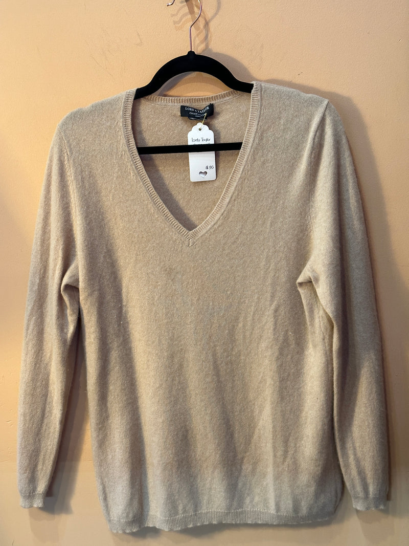 (RR1535) Lord & Taylor Cashmere Sweater