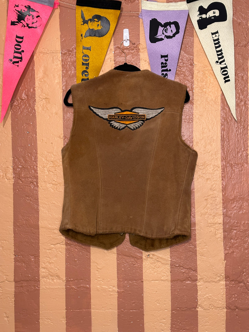 (RR1547) Pioneer Wear Harley Patch Lined Vest