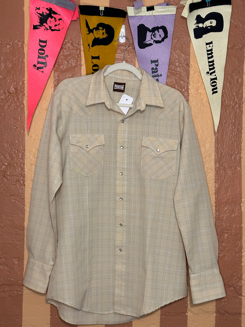 (RR1705) Fenton Pearl Snap Button Western Shirt
