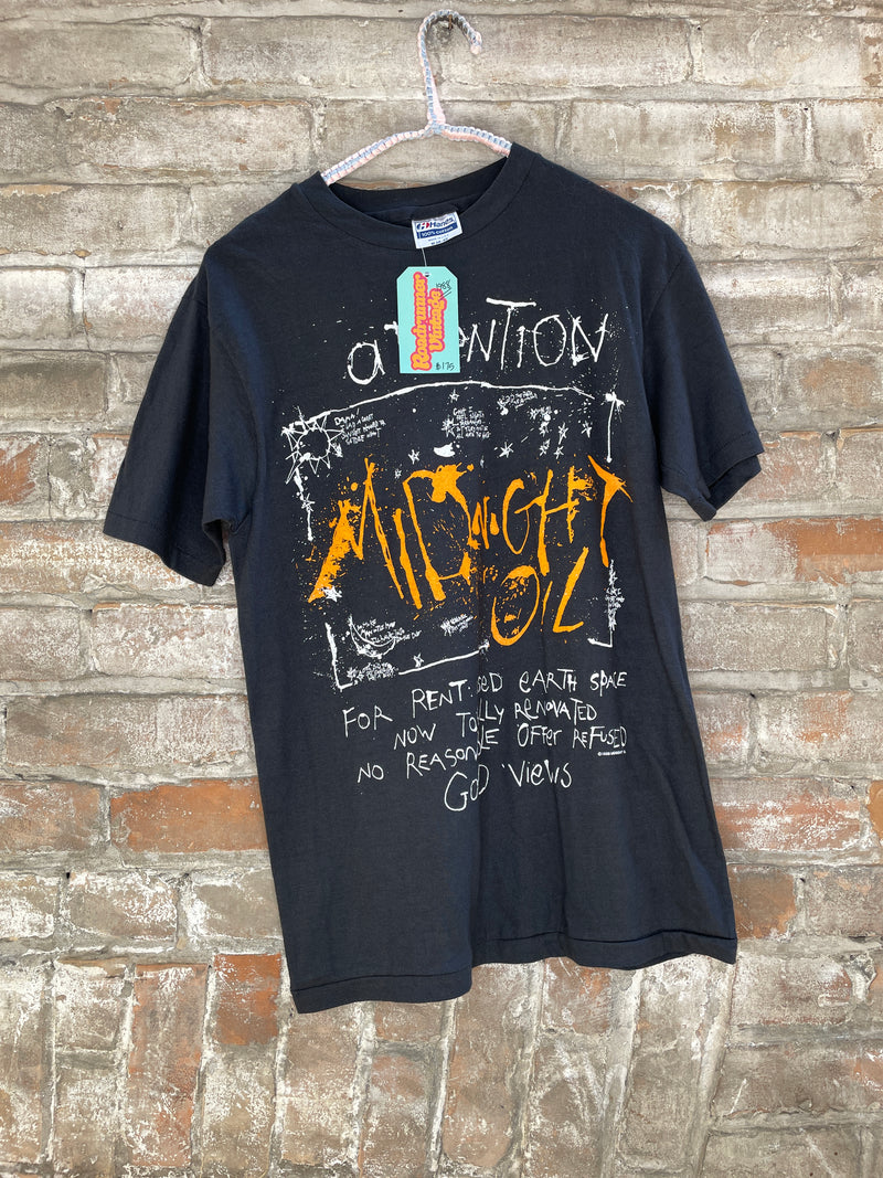 (RR1022) Midnight Oil 'Attention' T-Shirt (1988)*