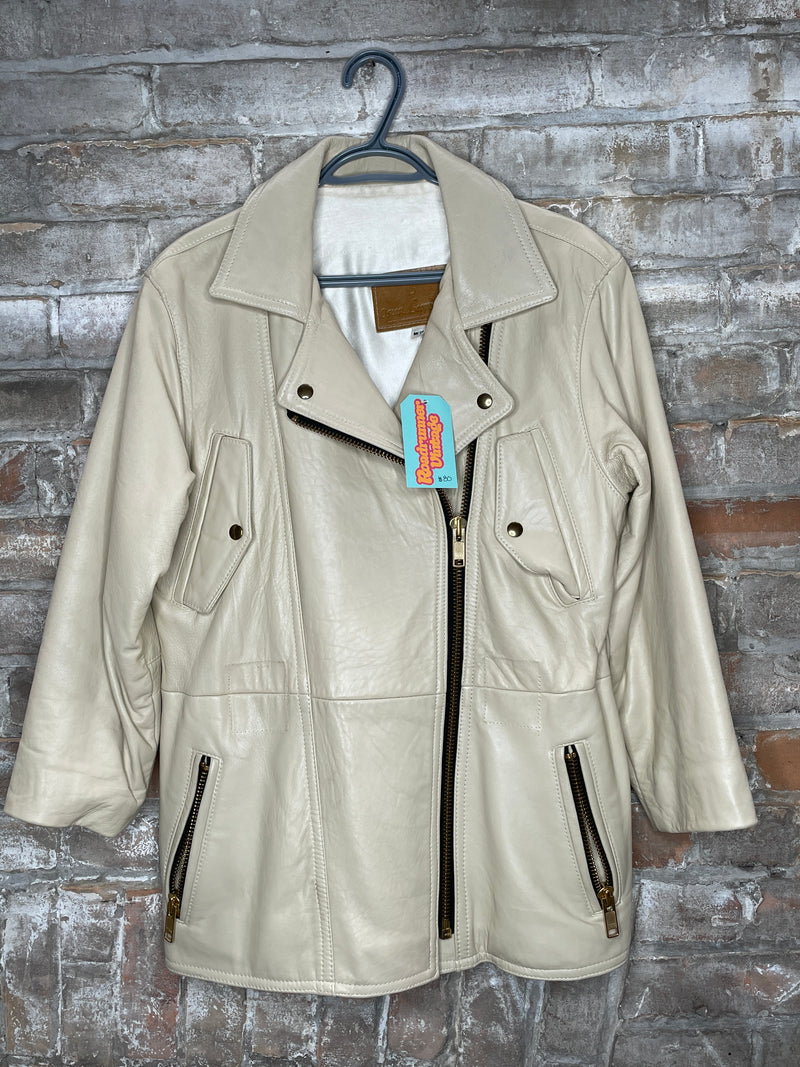 (RR1099) Vintage Oscar Leopold Leather Jacket