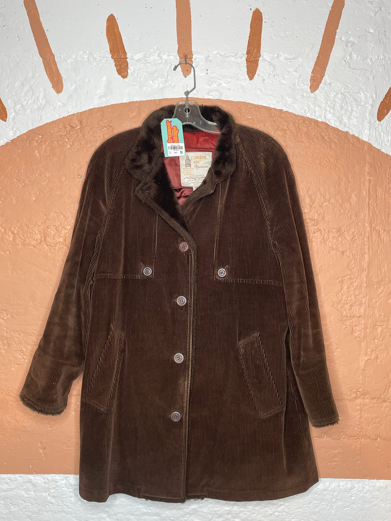 (RR1303) Vintage London Fog Corduroy Coat