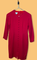 (SG038) Ann Taylor Red Dress