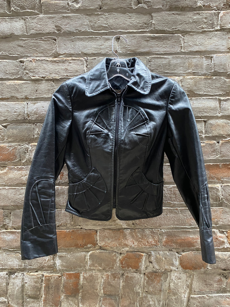(RR667) Custom Leather Ranch Jacket