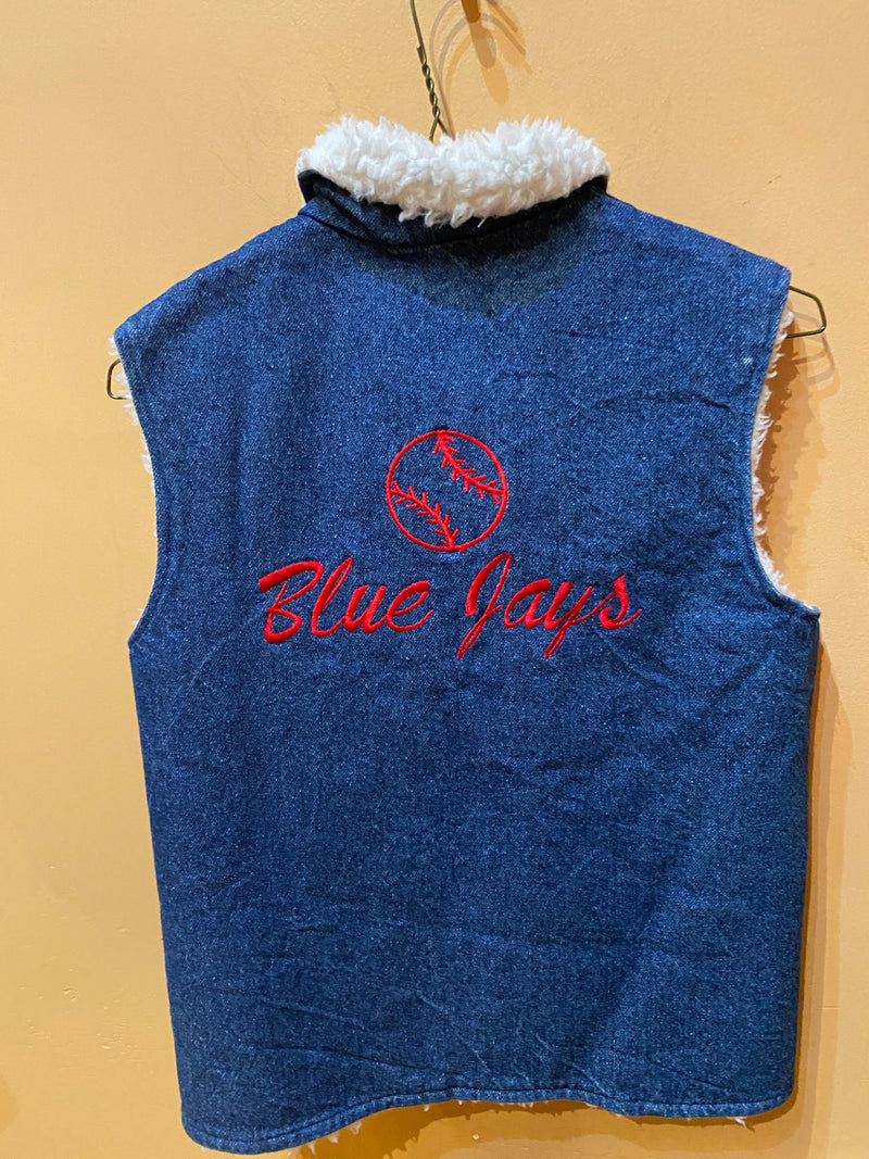 (RR1298) Wool Lined Vest (Blue Jays)