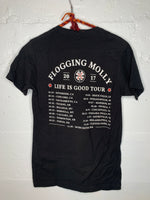 (RR327) Flogging Molly '2017 Life is Good Tour' Shirt