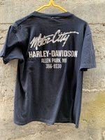 (RR424) Late 70's Harley 3D Emblem T-Shirt*