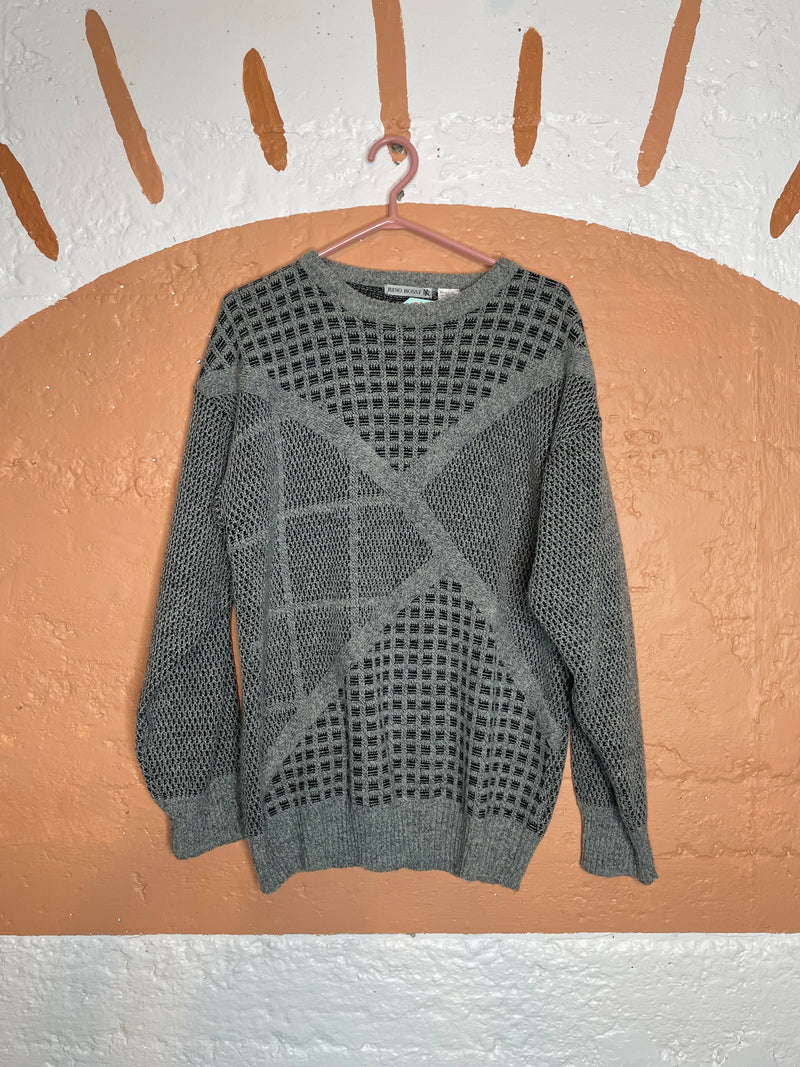 (RR1336) 80's Rino Rossi Men's Sweater